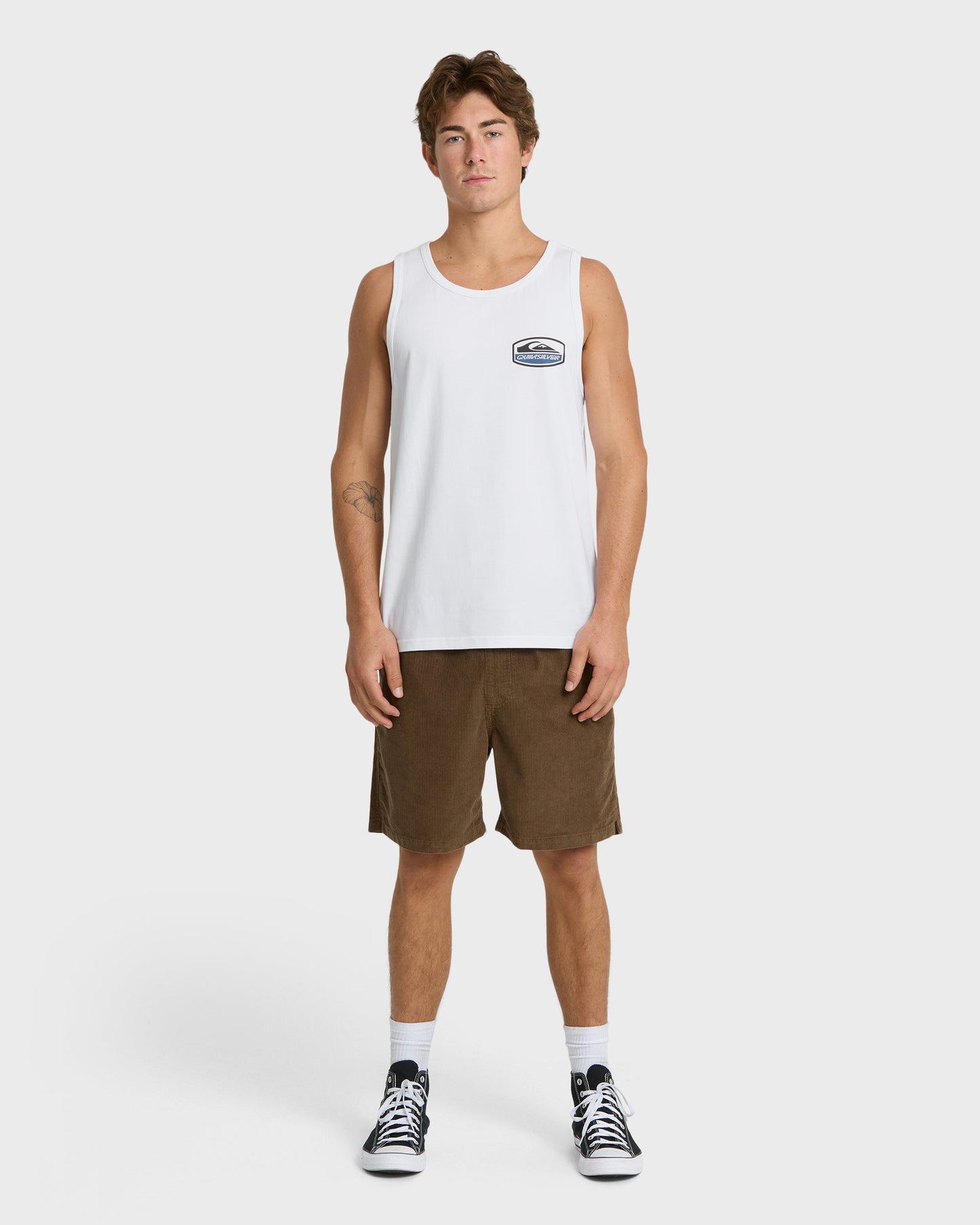 Shapers Crest Tank Top - White