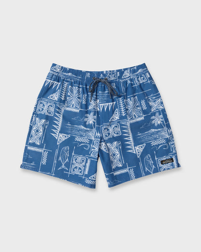 Waterman Mix Pack 17" Swim Trunks - Federal Blue