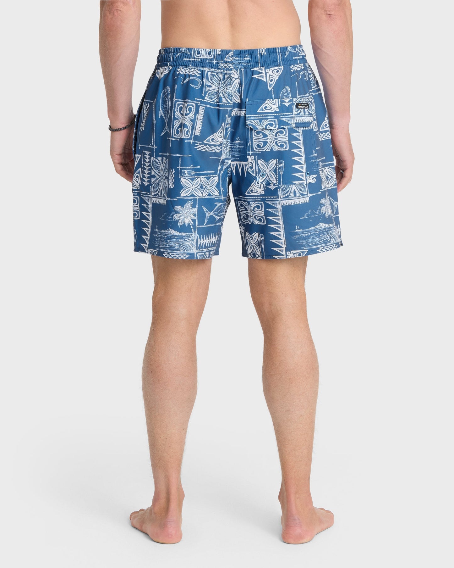 Waterman Mix Pack 17" Swim Trunks - Federal Blue