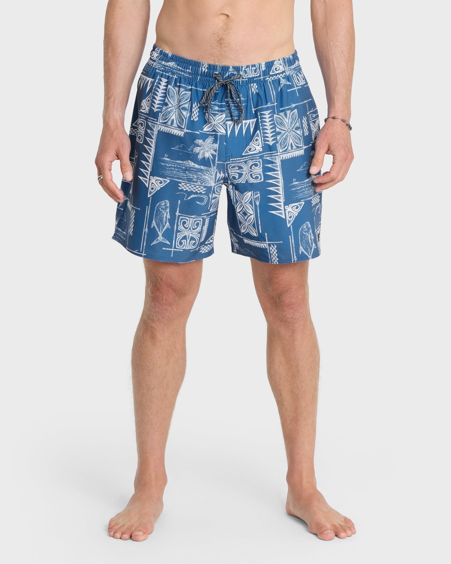 Waterman Mix Pack 17" Swim Trunks - Federal Blue