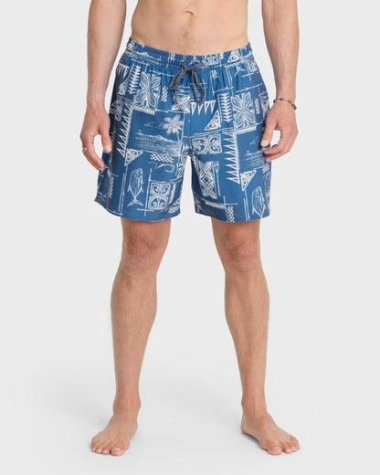 Waterman Mix Pack 17" Swim Trunks - Federal Blue