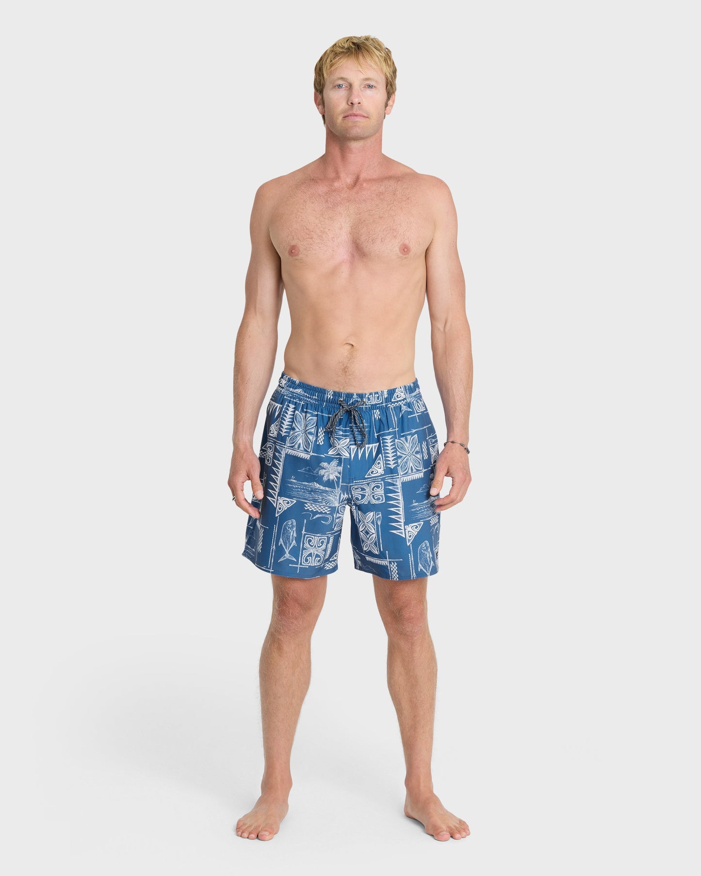 Waterman Mix Pack 17" Swim Trunks - Federal Blue