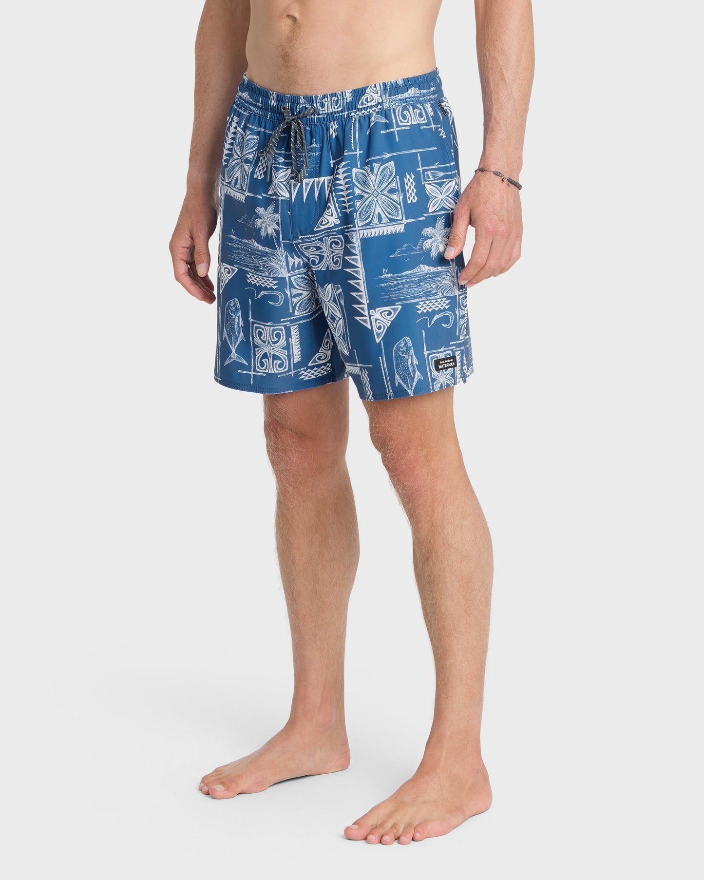 Waterman Mix Pack 17" Swim Trunks - Federal Blue
