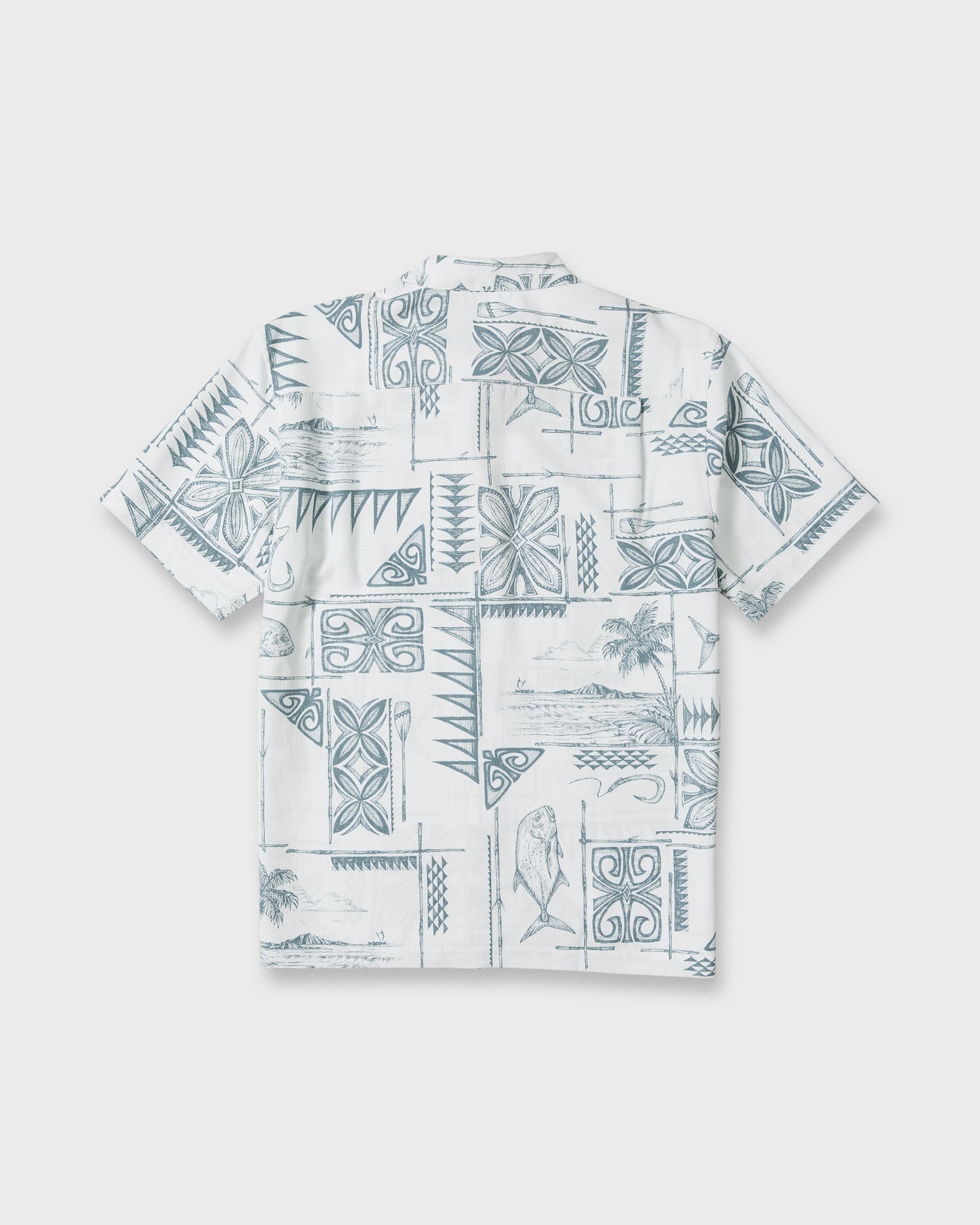 Waterman Ohana Bay Short Sleeve Woven Shirt - White
