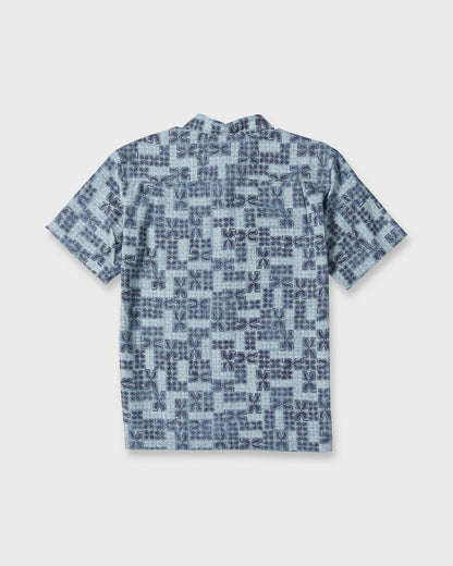 Waterman Boca Short Sleeve Woven Shirt - Blue Nights