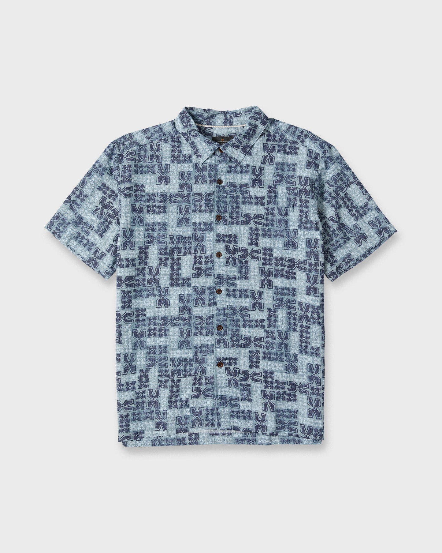 Waterman Boca Short Sleeve Woven Shirt - Blue Nights