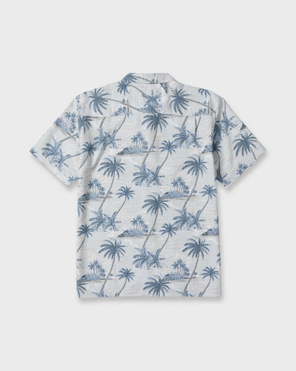 Waterman Island Vues Short Sleeve Woven Shirt - White