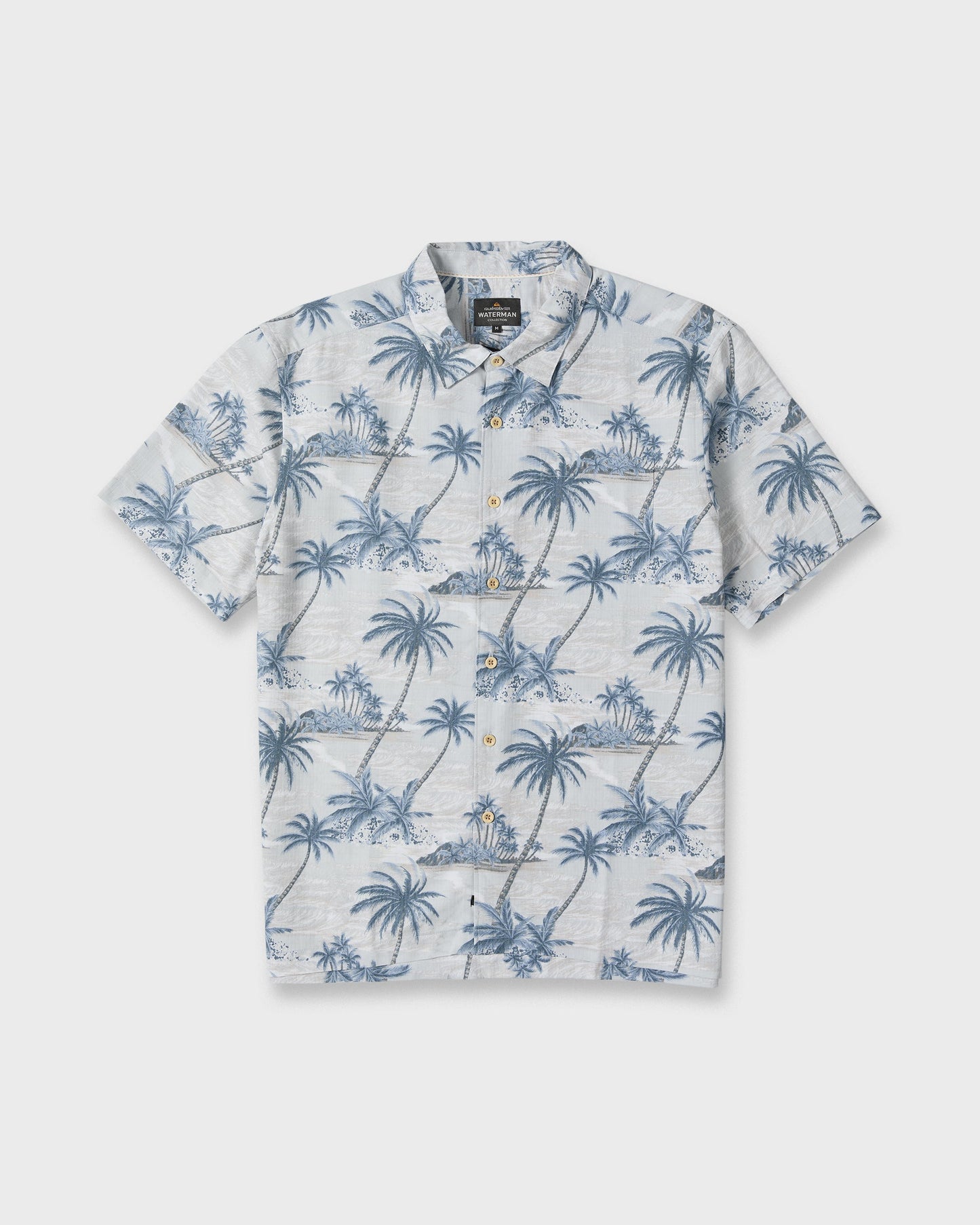 Waterman Island Vues Short Sleeve Woven Shirt - White