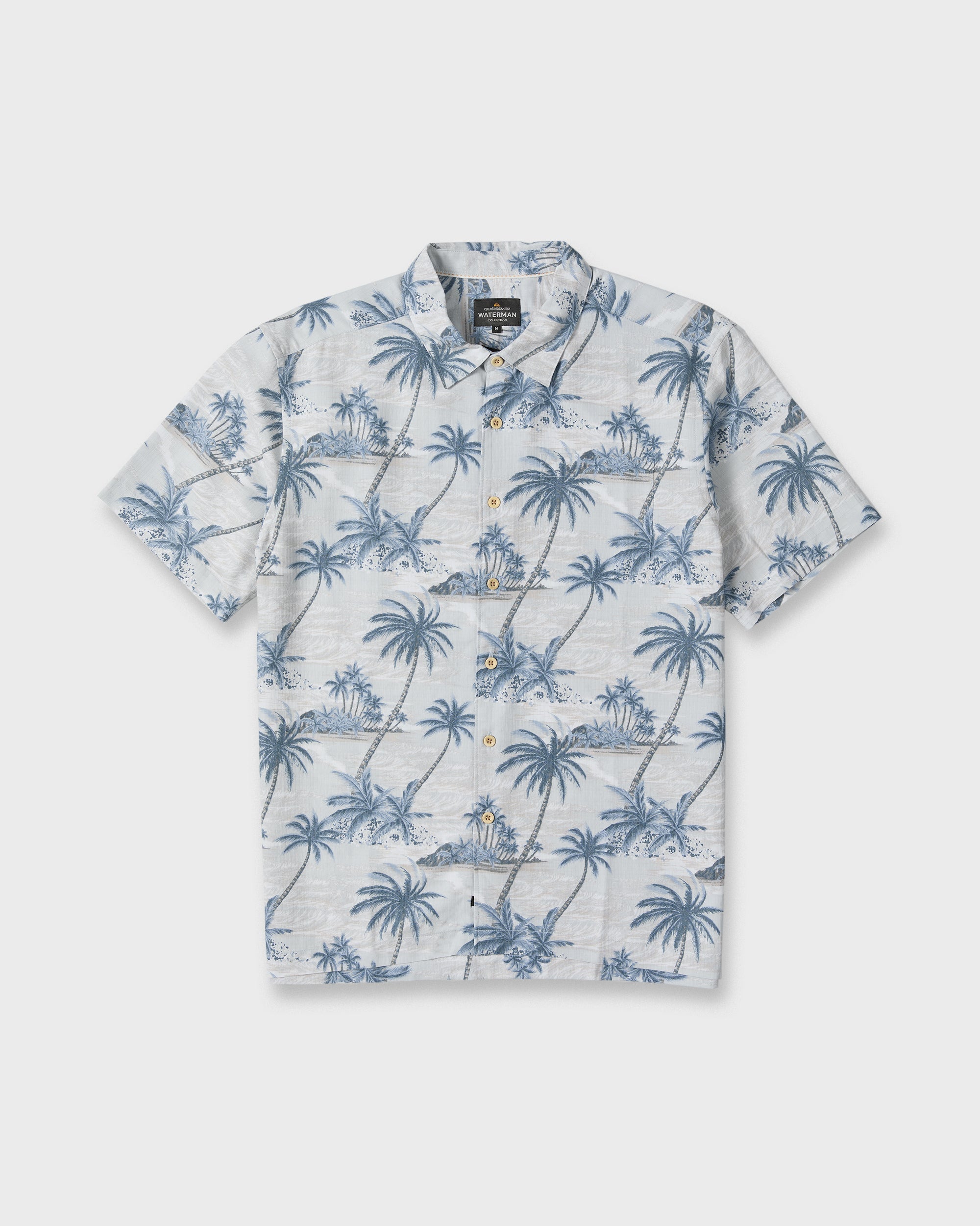 Waterman Island Vues Short Sleeve Woven Shirt - White