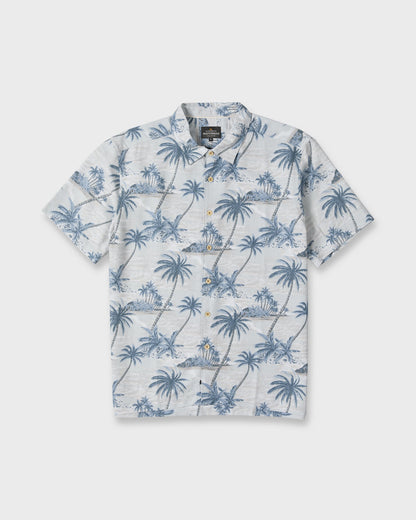 Waterman Island Vues Short Sleeve Woven Shirt - White