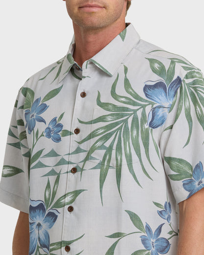 Waterman Palapa Floral Short Sleeve Woven Shirt - High Rise