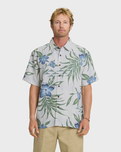 Waterman Palapa Floral Short Sleeve Woven Shirt - High Rise