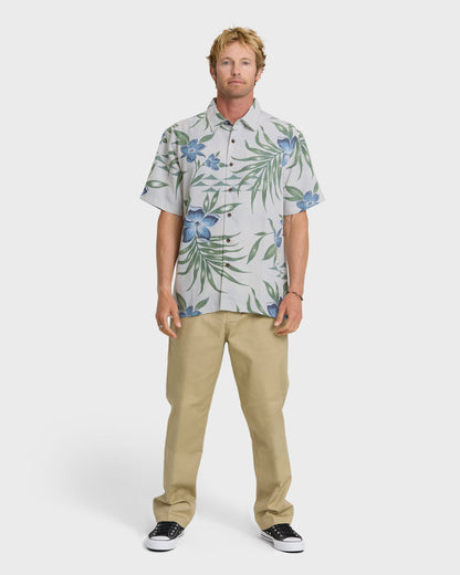 Waterman Palapa Floral Short Sleeve Woven Shirt - High Rise