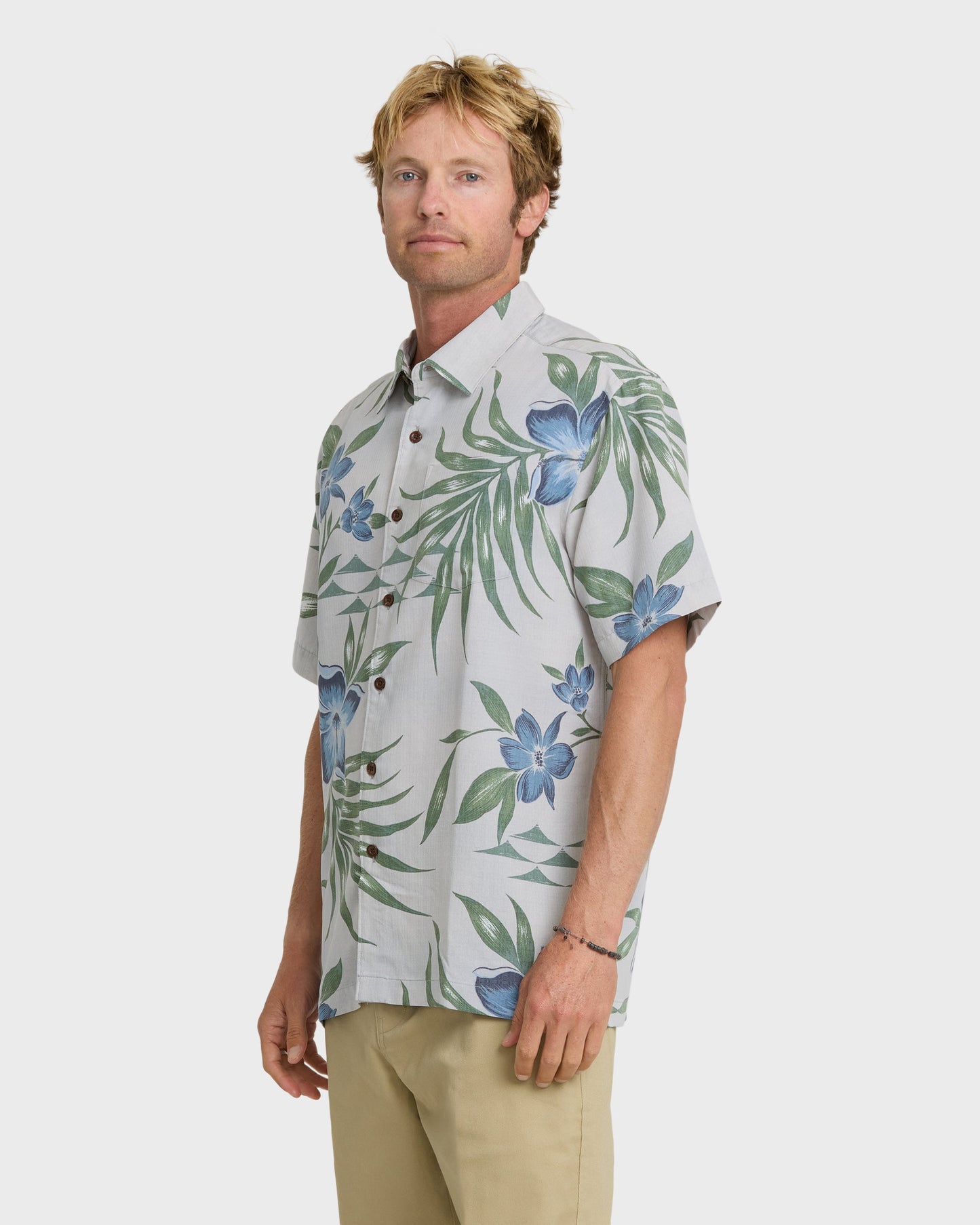 Waterman Palapa Floral Short Sleeve Woven Shirt - High Rise