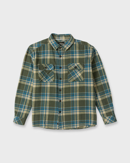 Waterman Dover Long Sleeve Flannel Overshirt - Thyme