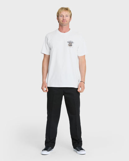 Hawaii Kalua Short Sleeve Cotton T-Shirt - White