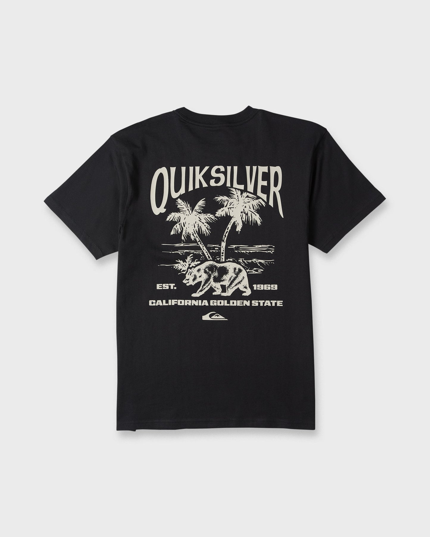 California Dreamer Classic Short Sleeve Knit T-Shirt - Black