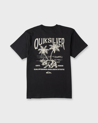 California Dreamer Classic Short Sleeve Knit T-Shirt - Black