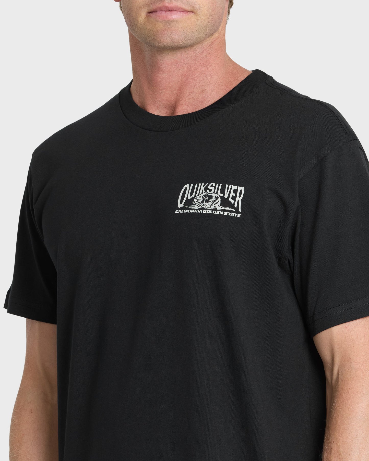 California Dreamer Classic Short Sleeve Knit T-Shirt - Black
