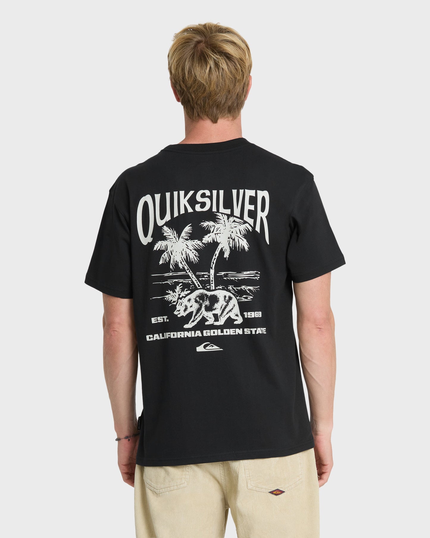 California Dreamer Classic Short Sleeve Knit T-Shirt - Black