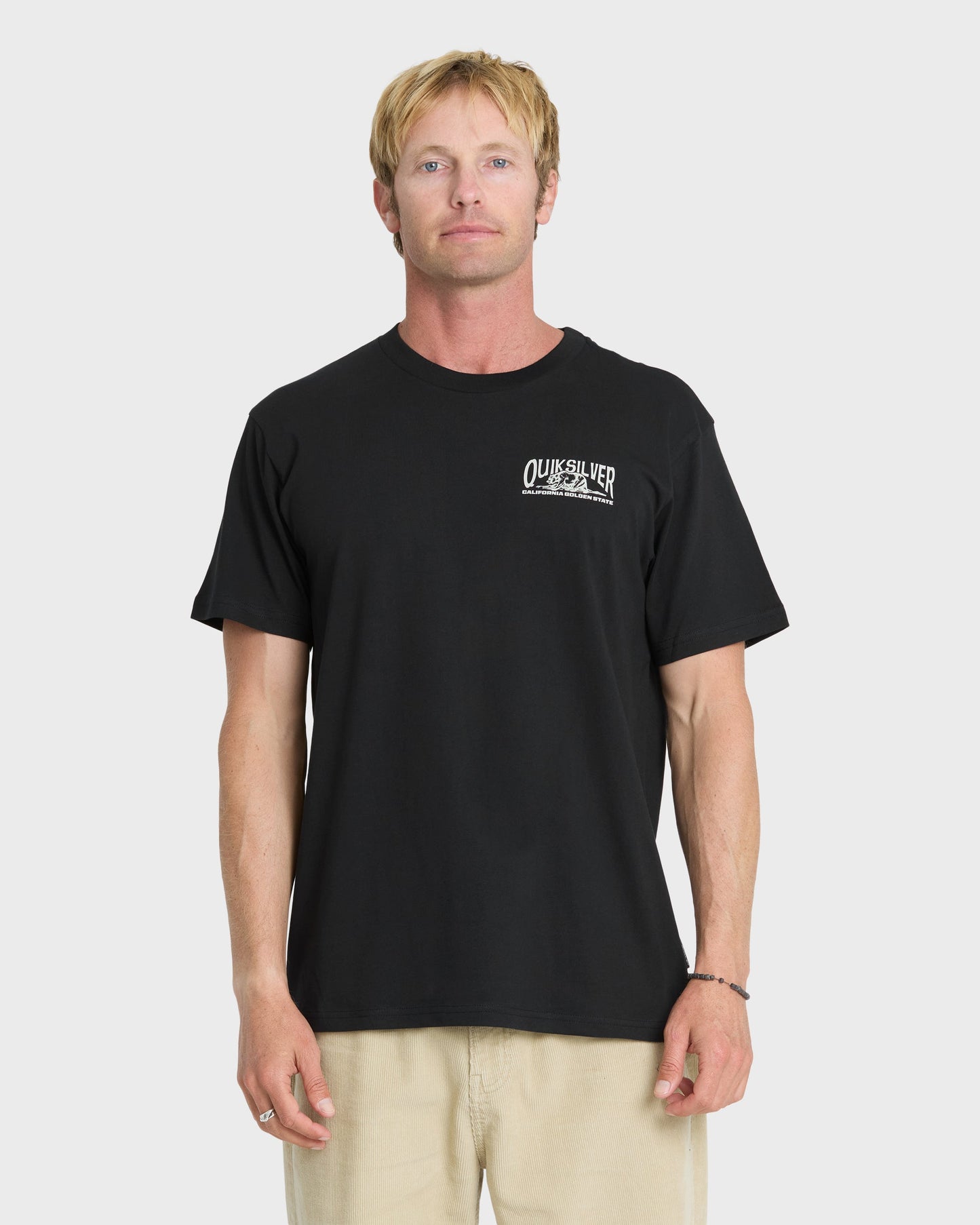 California Dreamer Classic Short Sleeve Knit T-Shirt - Black