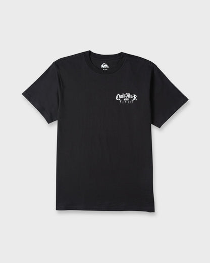 Hawaii Old English Classic Short Sleeve Knit T-Shirt - Black