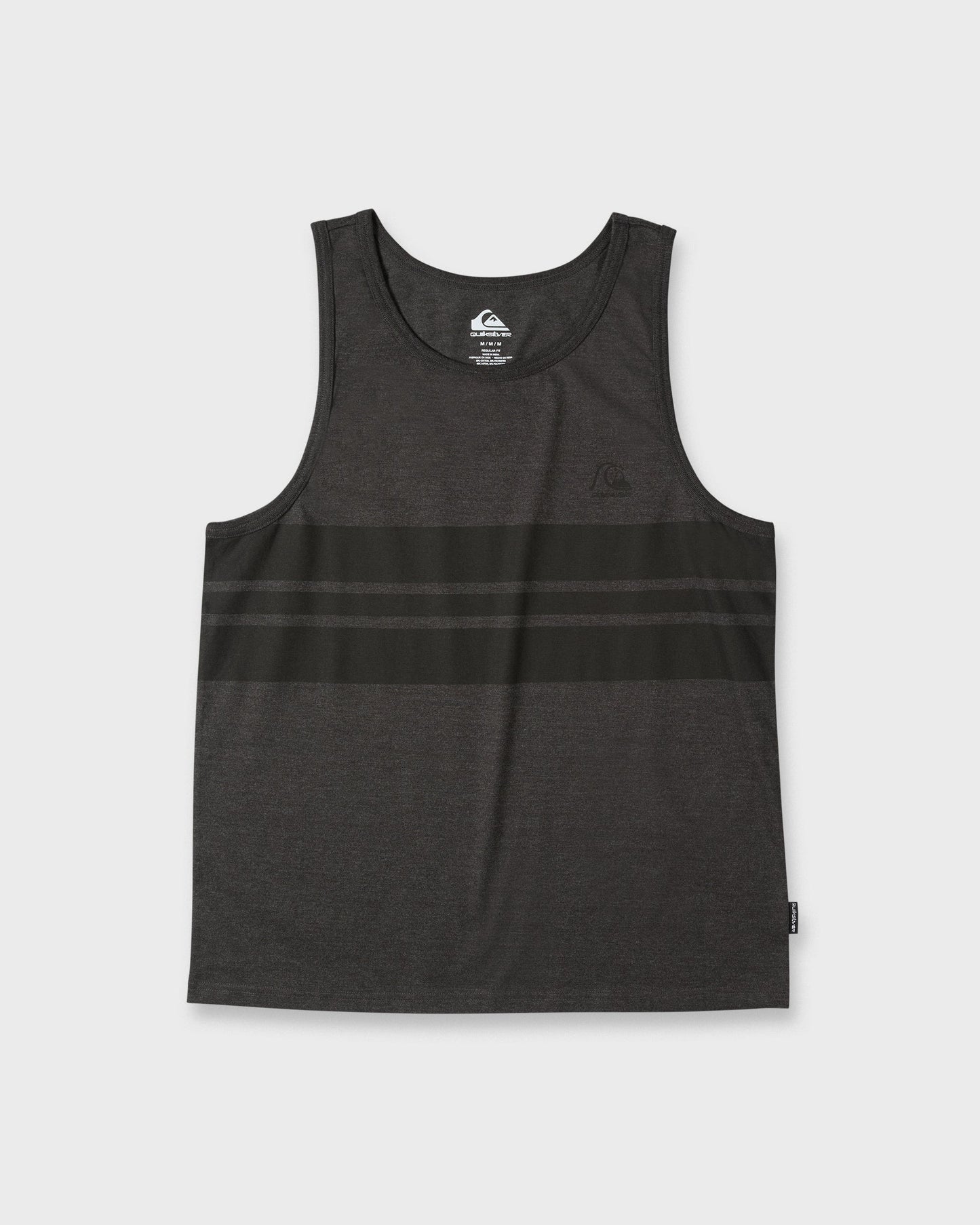 Original Stripe Tank Top - Charcoal Heather