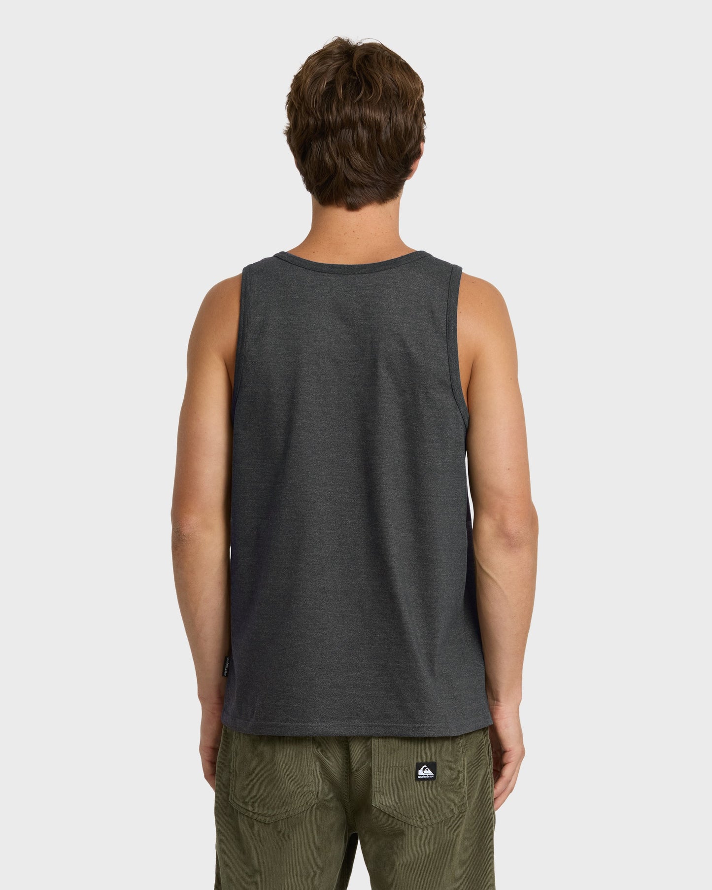Original Stripe Tank Top - Charcoal Heather