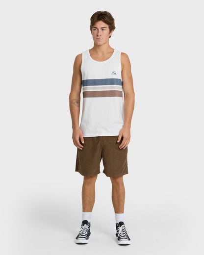Original Stripe Tank Top - White