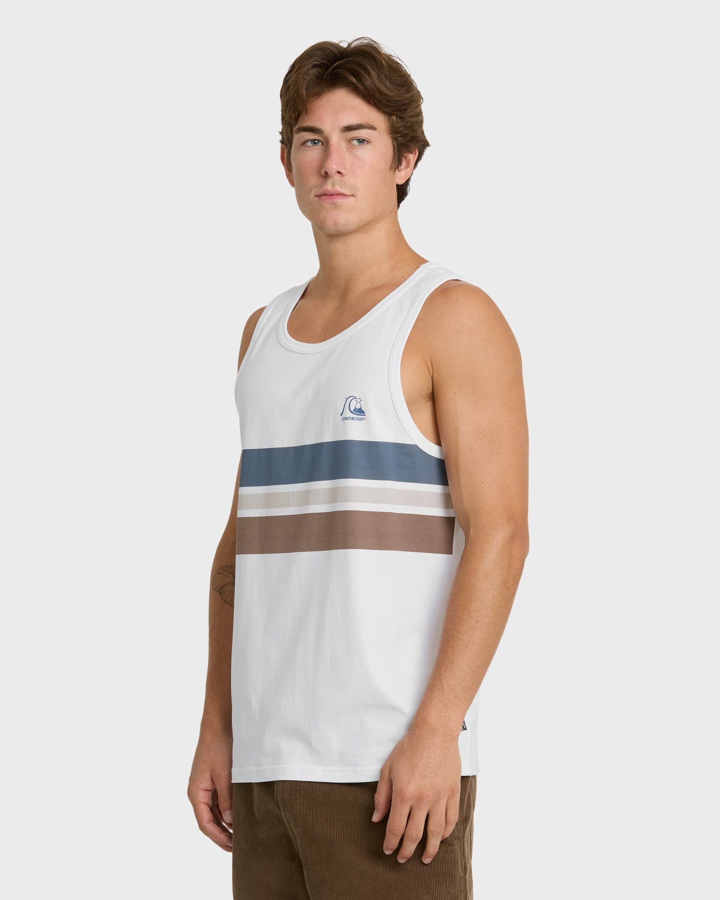 Original Stripe Tank Top - White