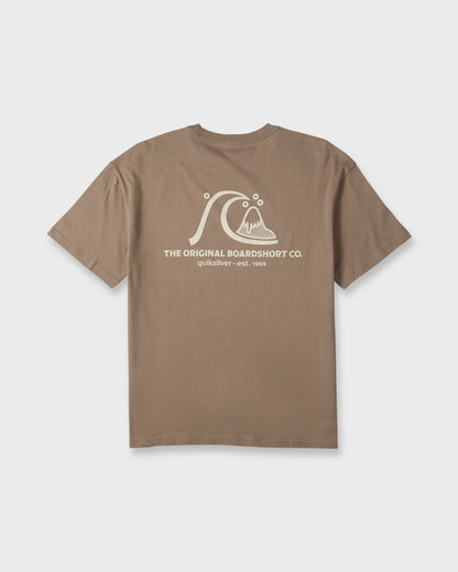 OG Surf Company ORG Short Sleeve Cotton T-Shirt - Pine Bark