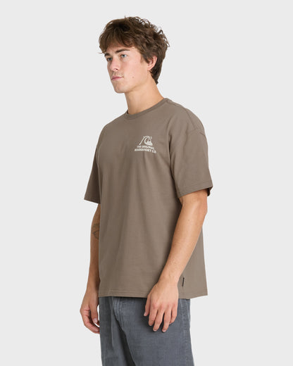 OG Surf Company ORG Short Sleeve Cotton T-Shirt - Pine Bark
