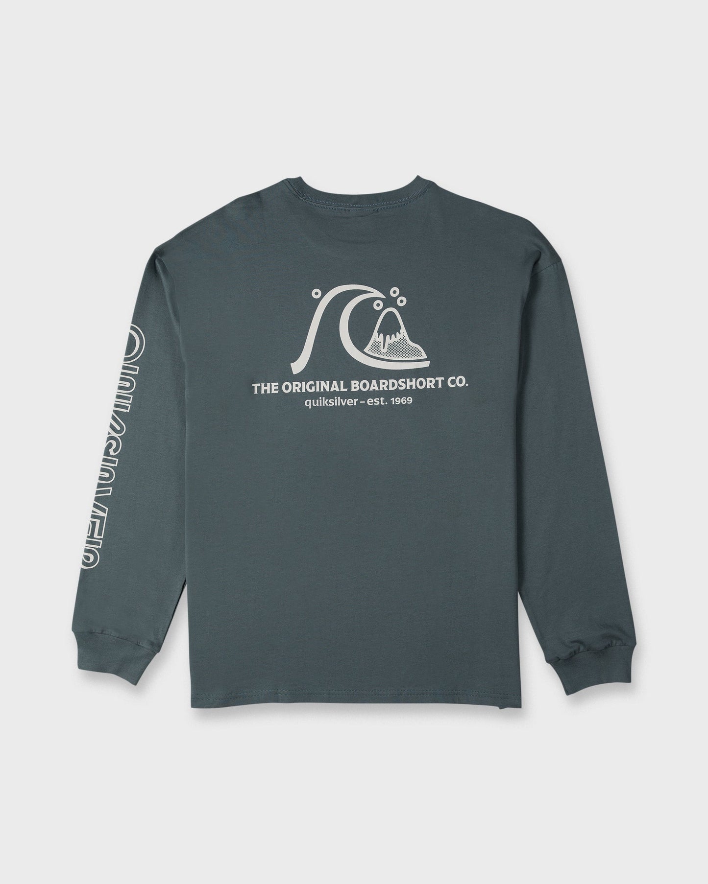OG Boardshort Co Long Sleeve Knit T-Shirt - Dark Slate