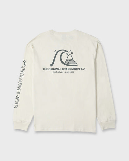 OG Boardshort Co Long Sleeve Knit T-Shirt - Silver Birch