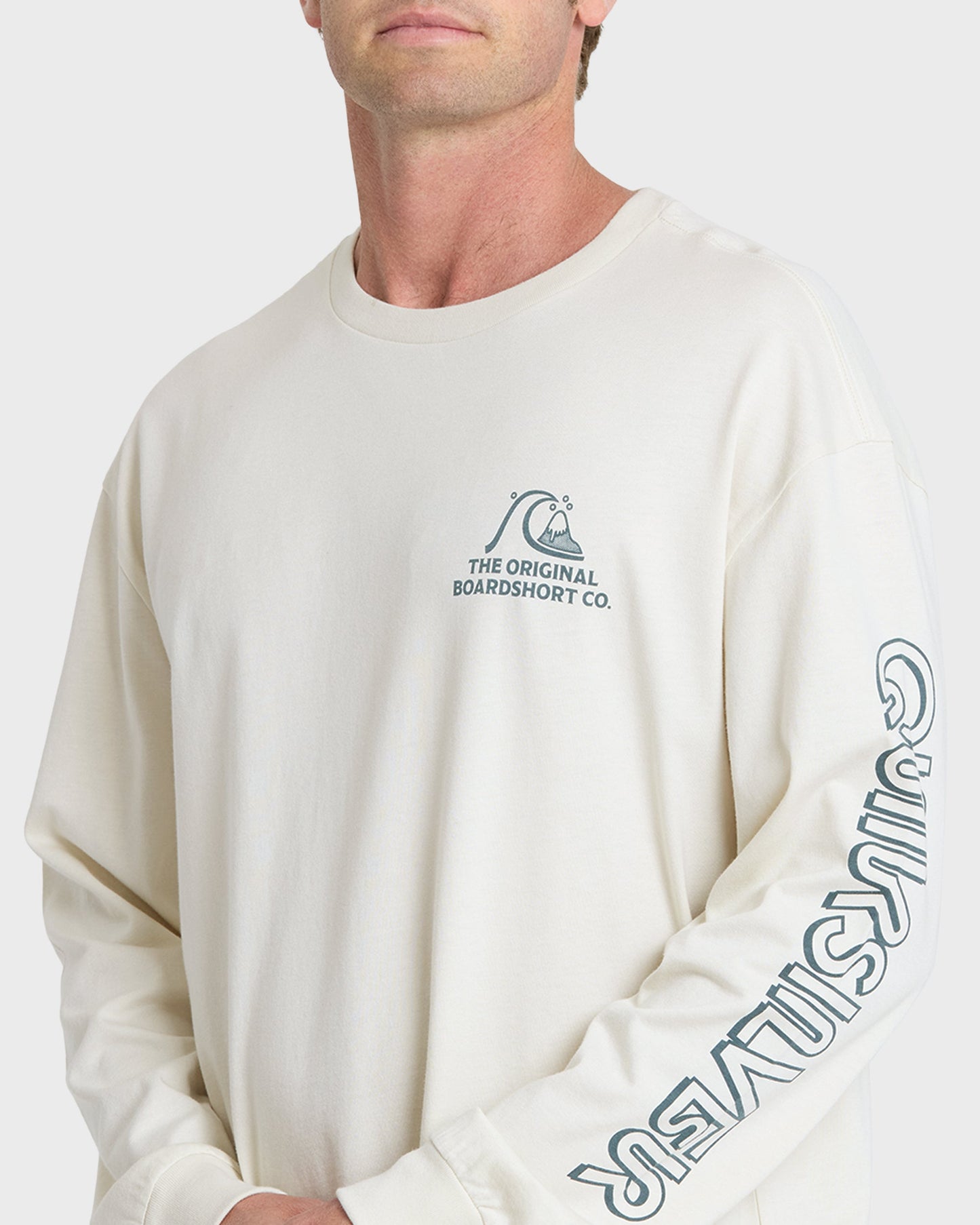 OG Boardshort Co Long Sleeve Knit T-Shirt - Silver Birch