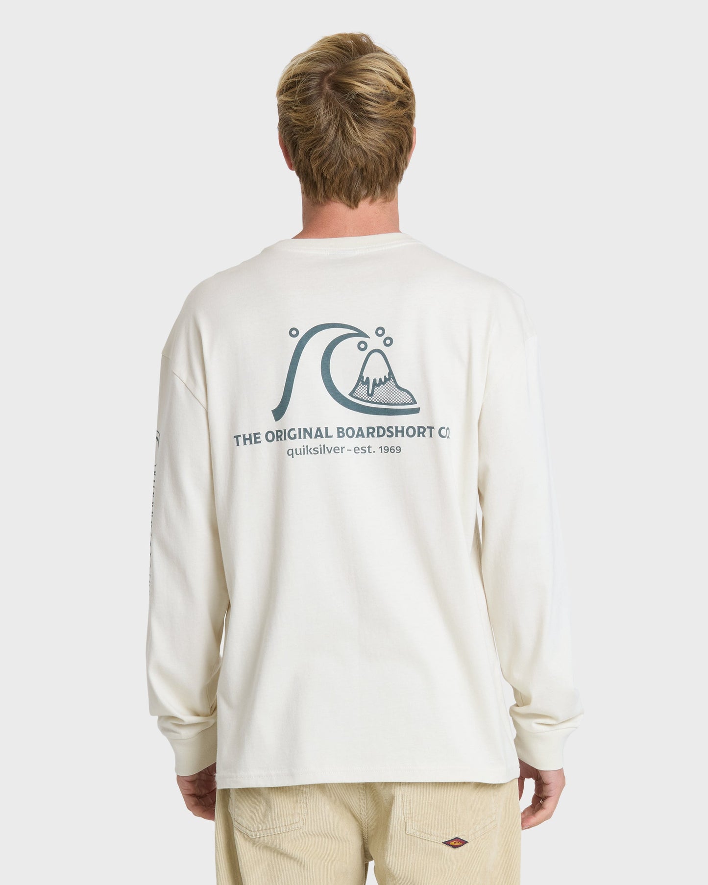 OG Boardshort Co Long Sleeve Knit T-Shirt - Silver Birch