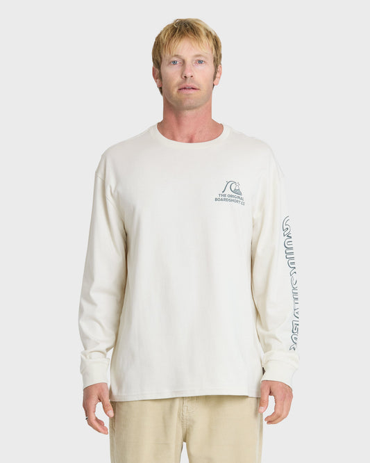 OG Boardshort Co Long Sleeve Knit T-Shirt - Silver Birch