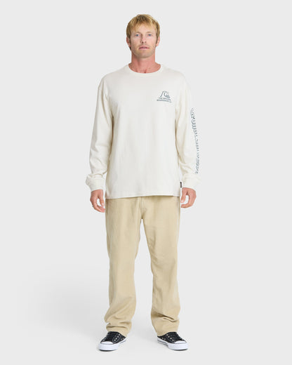 OG Boardshort Co Long Sleeve Knit T-Shirt - Silver Birch