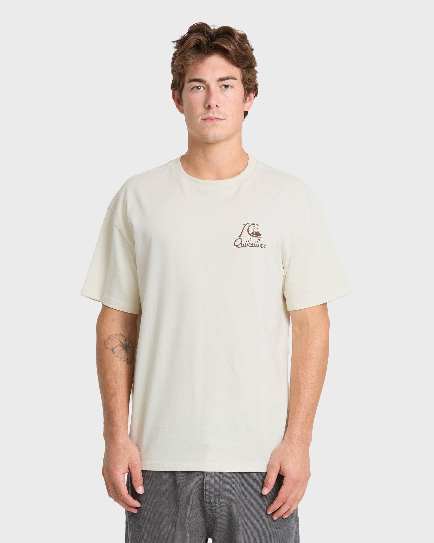A Frames Org Short Sleeve Knit T-Shirt - Silver Birch