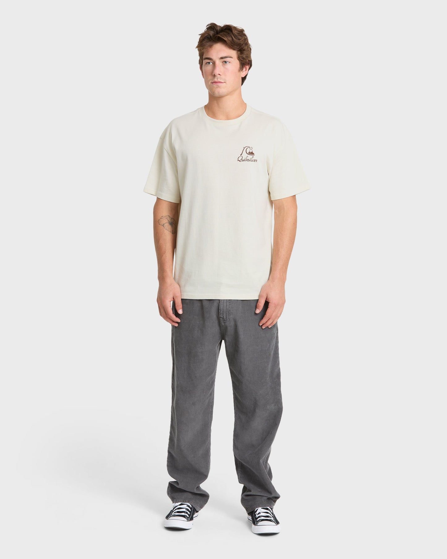 A Frames Org Short Sleeve Knit T-Shirt - Silver Birch