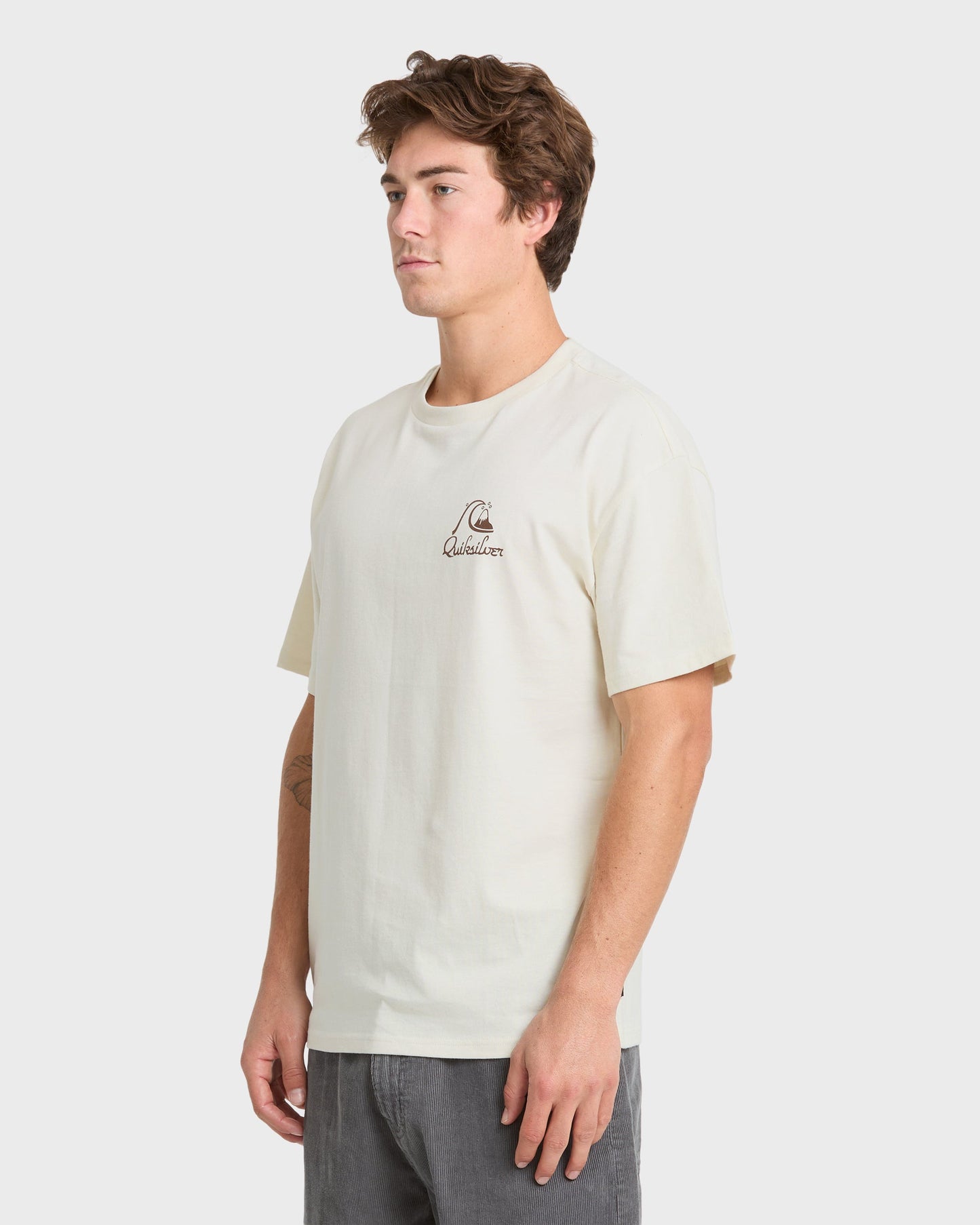 A Frames Org Short Sleeve Knit T-Shirt - Silver Birch