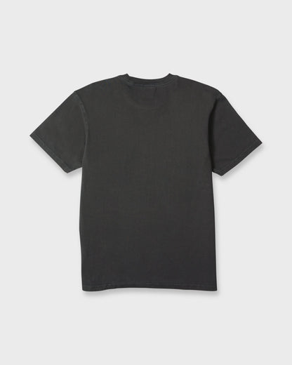 Gorb Band Pigment Dye Short Sleeve Cotton T-Shirt - Phantom