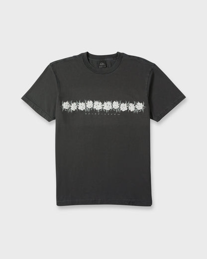 Gorb Band Pigment Dye Short Sleeve Cotton T-Shirt - Phantom