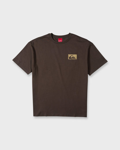 Young Guns Impaired Embellishment Short Sleeve Cotton T-Shirt - Java