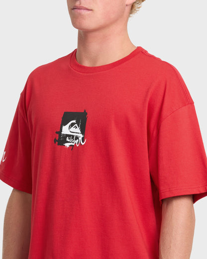 Young Guns Echo Short Sleeve Knit T-Shirt - Salsa