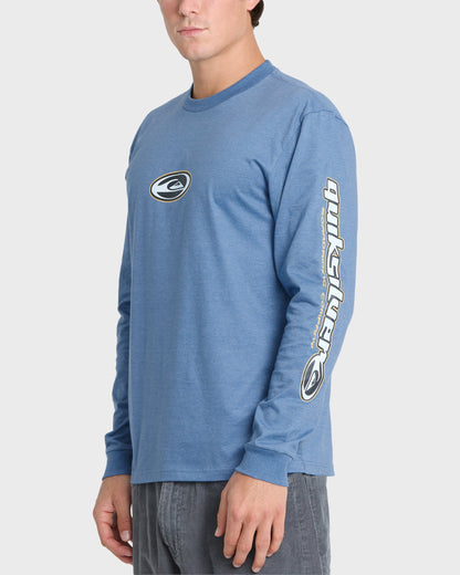 Clutch Long Sleeve Knit T-Shirt - Quiet Harbor Heather