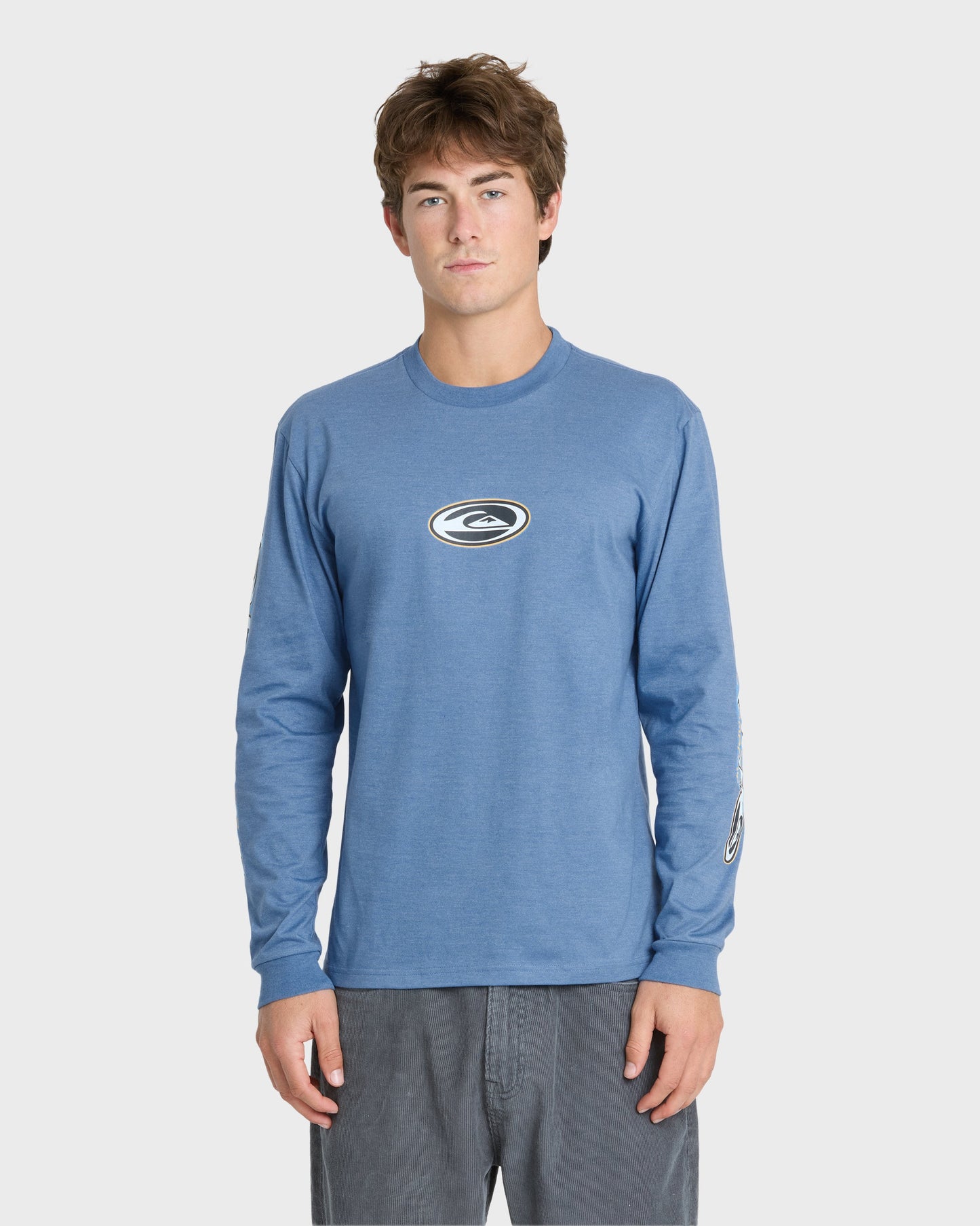 Clutch Long Sleeve Knit T-Shirt - Quiet Harbor Heather