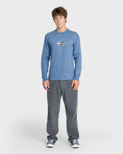Clutch Long Sleeve Knit T-Shirt - Quiet Harbor Heather