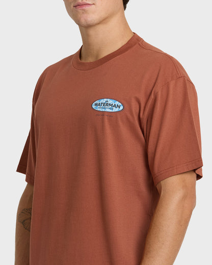 Waterman Inter Fill Classic Short Sleeve Knit T-Shirt - Picante