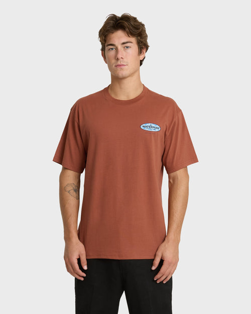 Waterman Inter Fill Classic Short Sleeve Knit T-Shirt - Picante